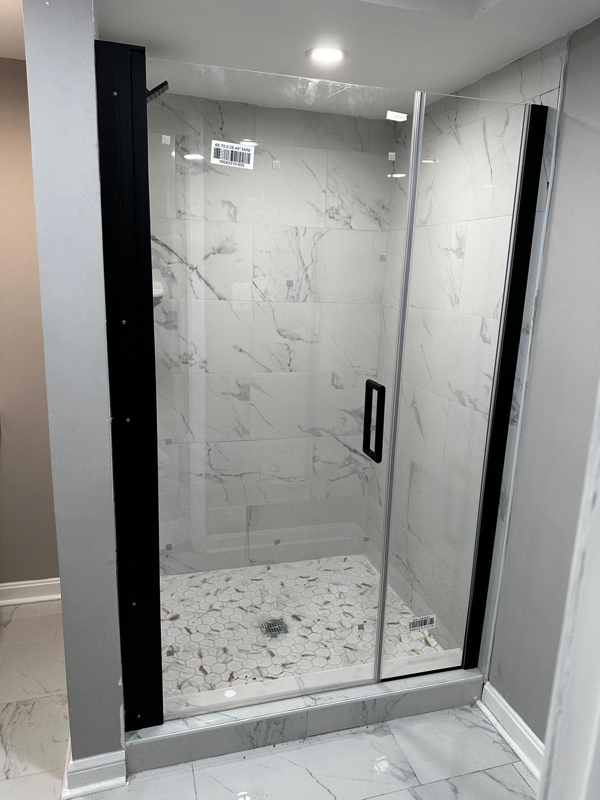 Modern Frameless Shower Door Installation